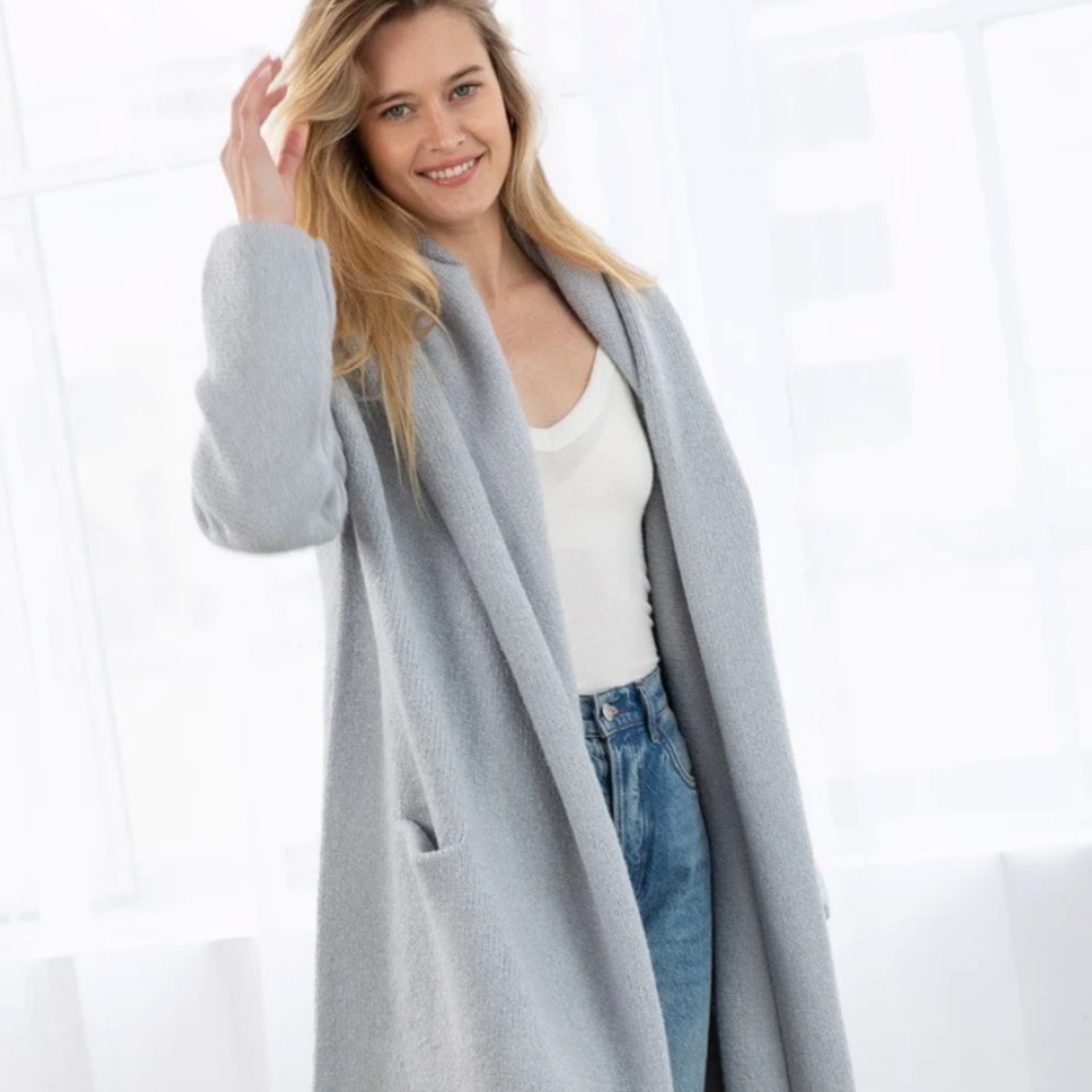Lennox Sweater Heather Grey Coat